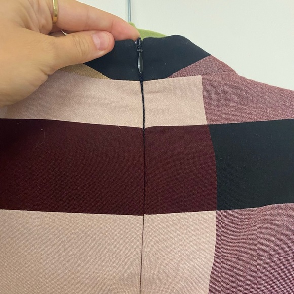 NWOT ASOS||  WHITE Funnel Neck Mini Dress in Block Stripe, Sold Out onli… - Picture 7 of 11